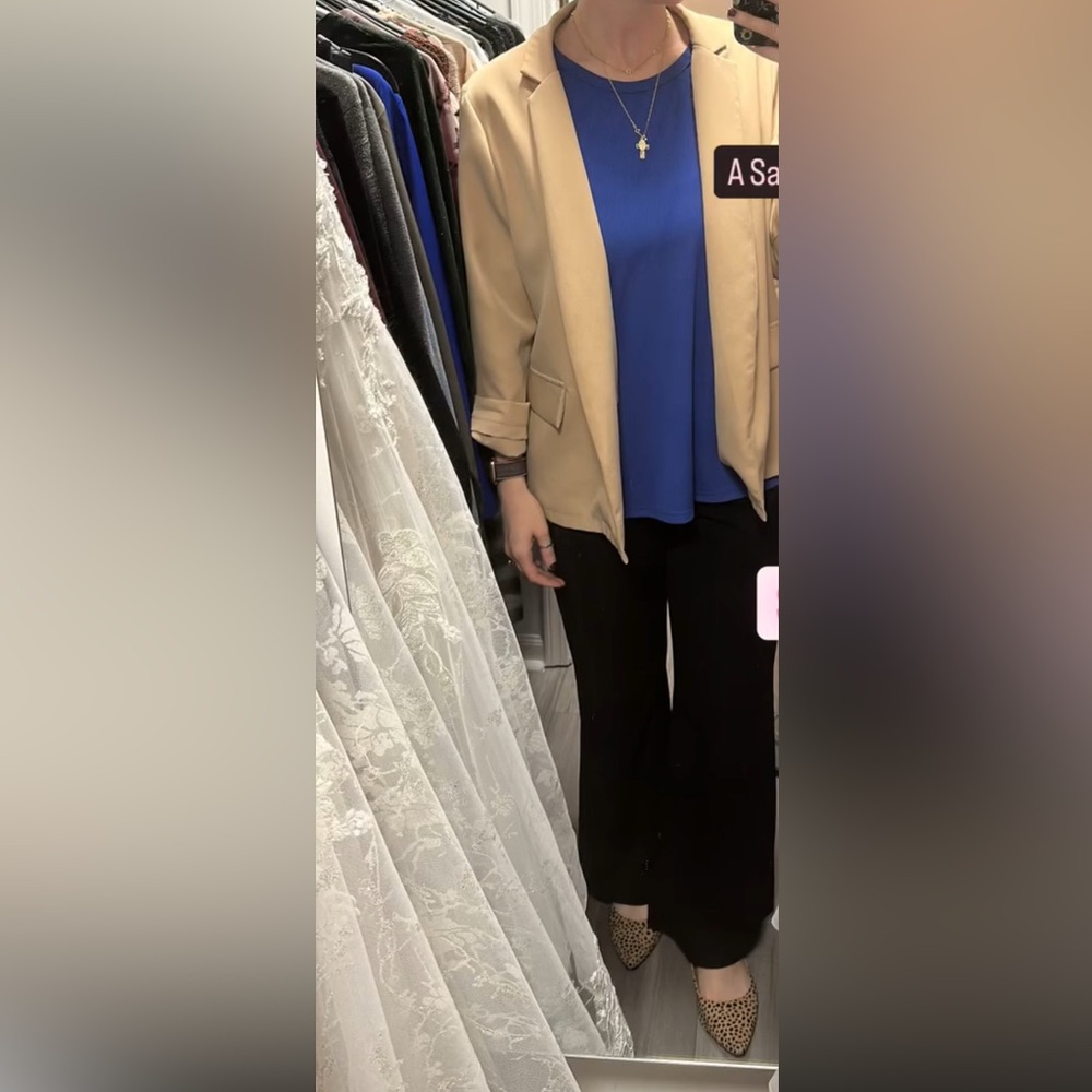 Beige Women's Blazer